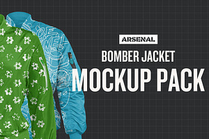 Bomber Jacket Mockup Templates