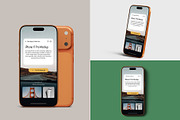 iPhone 17 Pro Mockups, an iPhone Mockup by Tahtagraphic (Thumbnail 1 of 14)