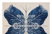 Cybo Collection · Cyanotype Botanics, a Texture Illustration by milatovar (Thumbnail 5 of 19)