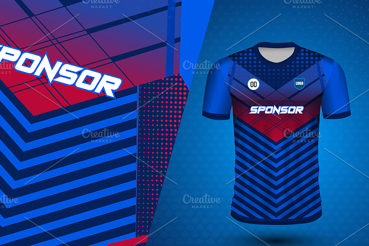Sports Jersey Design Bundle, a Sport Illustration by samsulpassive (Photo 4 of 4)