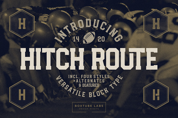 Hitch Route - Display Font preview 7