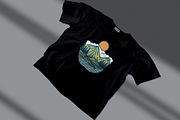 Mountain View with Calm Lake, an Object Illustration by nomlimo.com (Thumbnail 2 of 2)