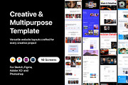 Creative & Multipurpose Template, an UI Kit Template by flr.24 (Thumbnail 1 of 2)