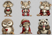 Morning Mood Animal Clipart, an Illustration by Sublimation Artist (Thumbnail 4 of 6)