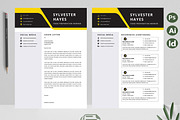 Minimalist Resume | CV Template, a Resume Template by Attractive Resume (Thumbnail 3 of 3)