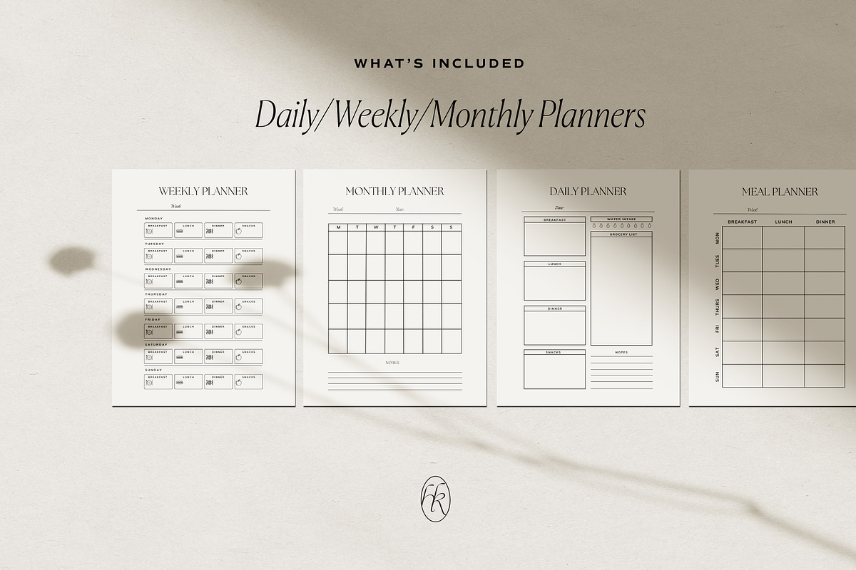 Meal Planner Canva Template, a Presentation Template by HelloKarla (Photo 2 of 6)