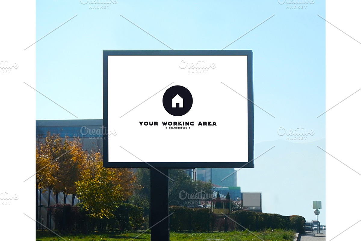 Urban Billboard Mockup, a Household Mockup by graphichouse