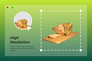 Healthy & Organic Food 3D Icon Pack, a Food Illustration by twinstd (Thumbnail 3 of 6)