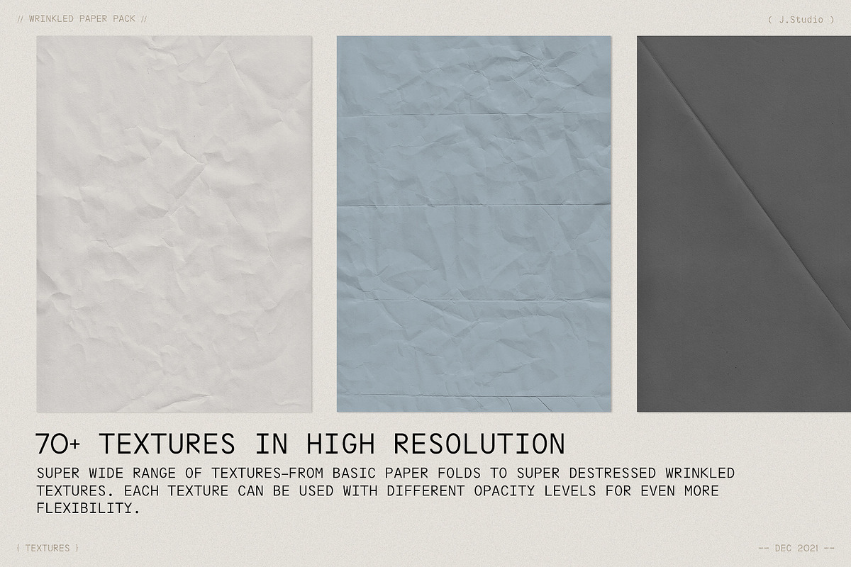 Wrinkled Paper Pack – 70+ PNG Files, a Texture Graphic by J.Studio (Photo 4 of 13)