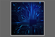 -50% Circuit boards backgrounds set, a Background Graphic by frost_newt (Thumbnail 2 of 11)