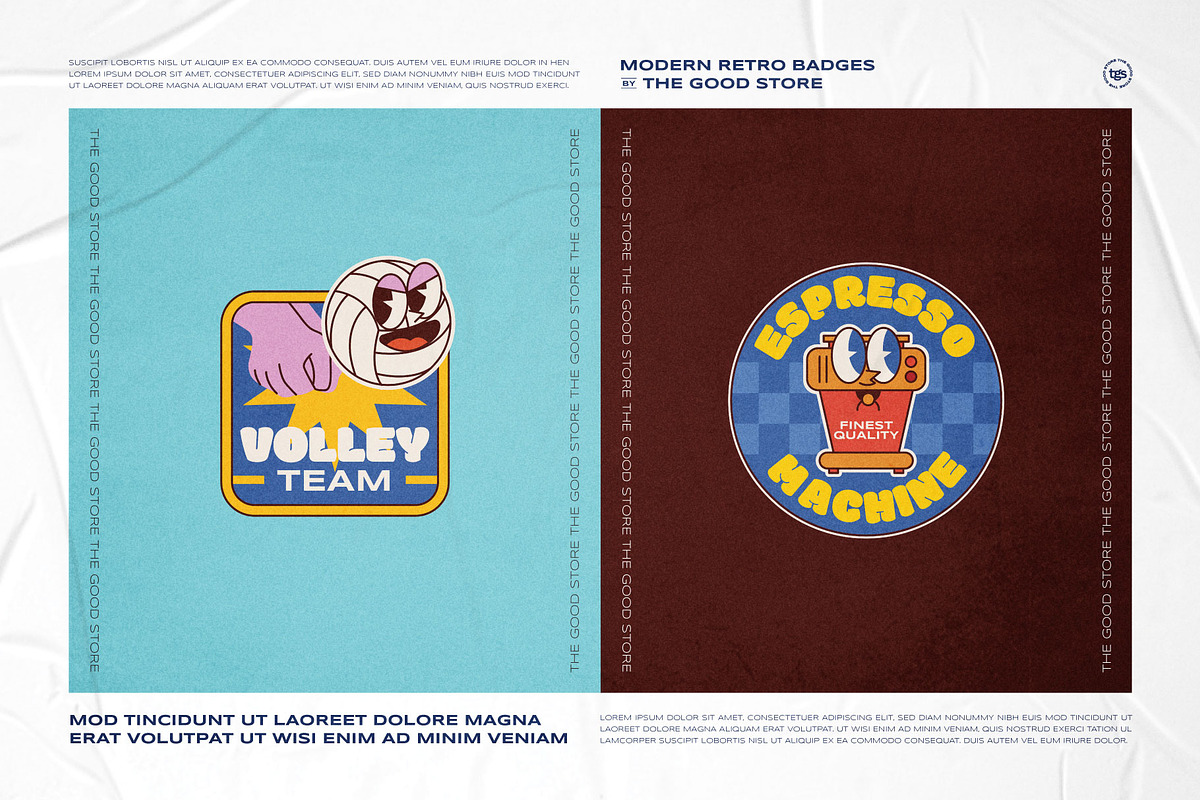Illustration Logo Badges Bundle #3, a Branding & Logo Template by The Good Store (Photo 7 of 10)