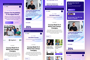 SpaceMind - E-Course Website, a Landing Page Template by SLAB! Design (Thumbnail 5 of 5)