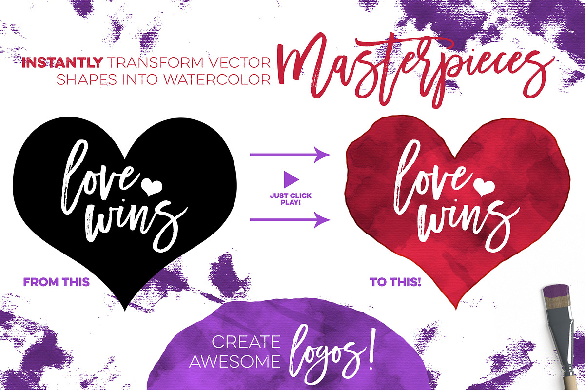 Watercolor Texture Generator preview 4