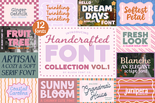HANDCRAFTED FONT COLLECTION Vol. 1