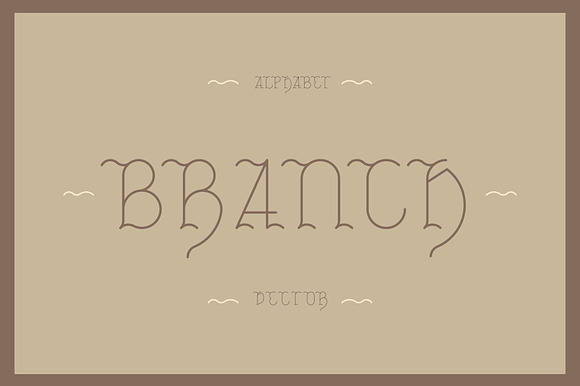 Vector Alphabet. Branch preview 6