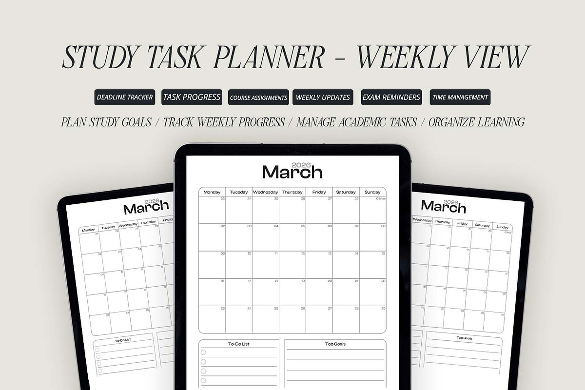2026 Yearly Planner, a Print Template by Ahluva Studio (Photo 6 of 9)