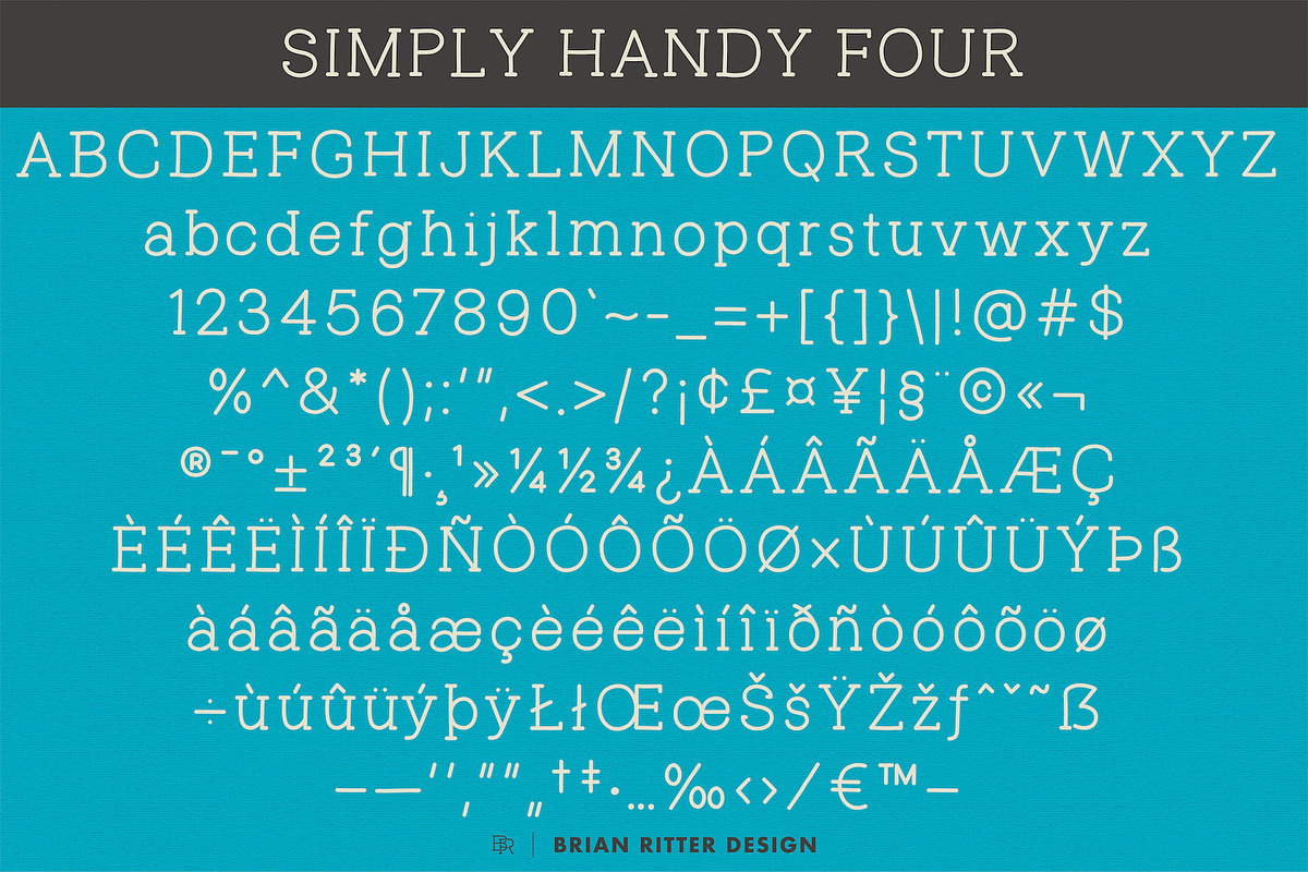 Simply Handy - Handwritten Fonts, a Font by Brian Ritter Design (Photo 8 of 10)
