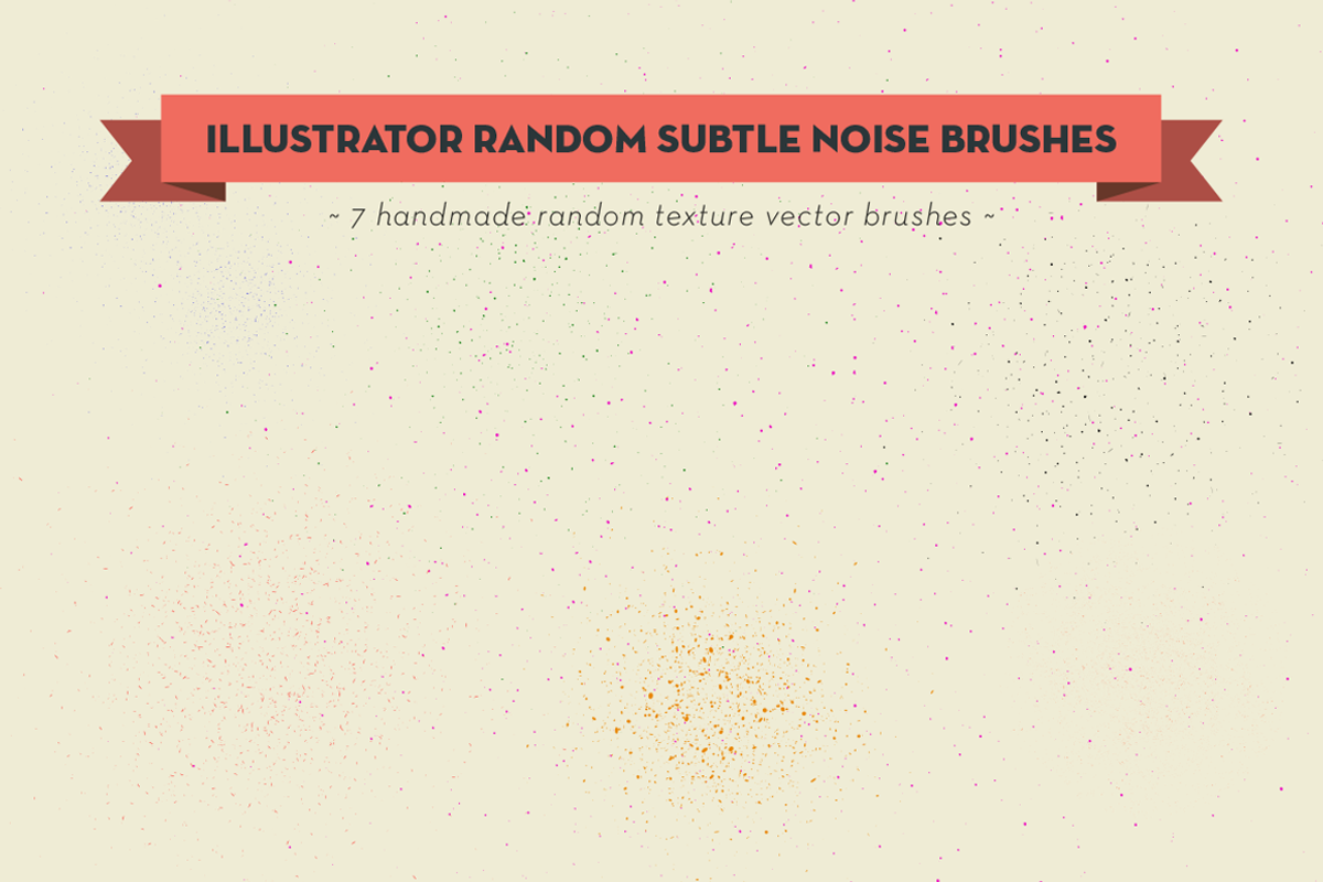 Vector random noise brushes preview 4