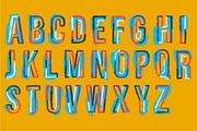 Colorful Hand Drawn Letters, a Texture Illustration by sergiowashere (Thumbnail 2 of 4)