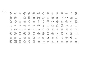 Line Icons Pack - Modern & Simple