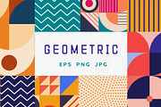 Abstract vector geometric background, a Pattern Graphic by Getalo Viktoriia (Thumbnail 1 of 13)
