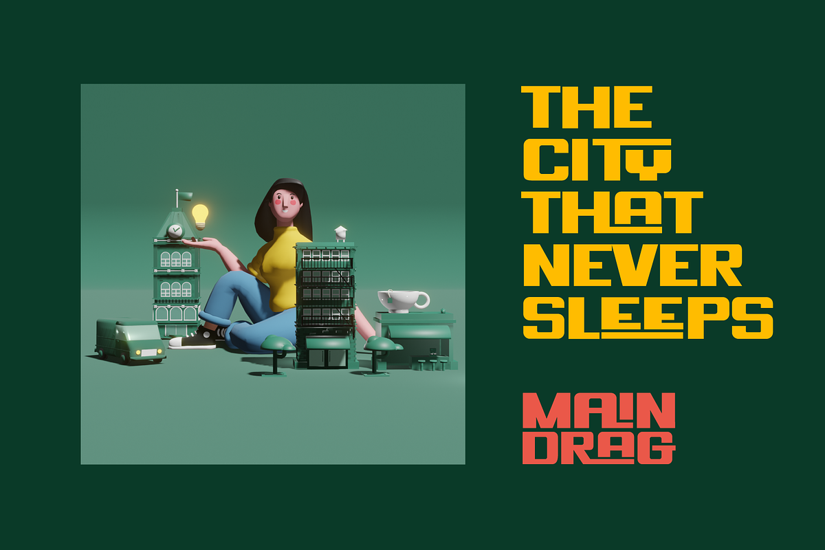 Main Drag Display Font, a Sans Serif Font by Holt510 (Photo 9 of 10)