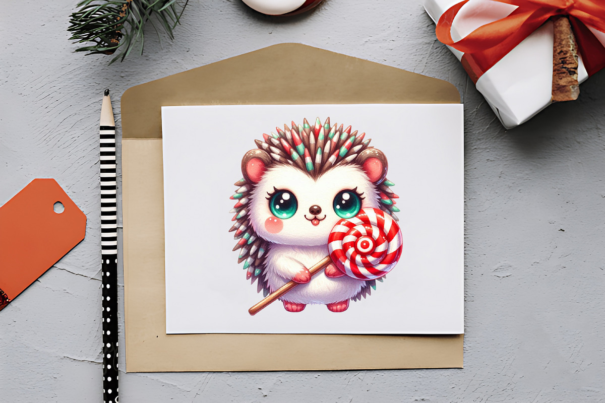 Kawaii Christmas Animals – PNG, an Illustration by RobertsArt (Photo 7 of 7)
