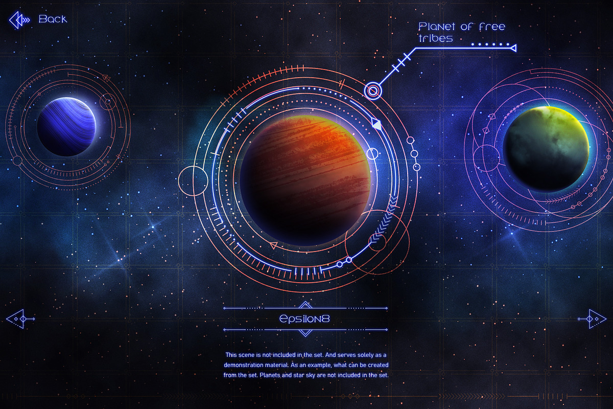 Tribal UI Set, an Object Illustration by Olga Ryzychenko (Photo 12 of 13)
