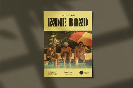 Indie Music Poster Template