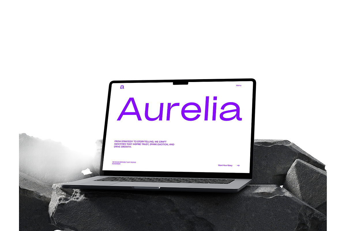 Aurelia Branding Agency Kit, an UI Kit Template by DjectStudio (Photo 5 of 10)