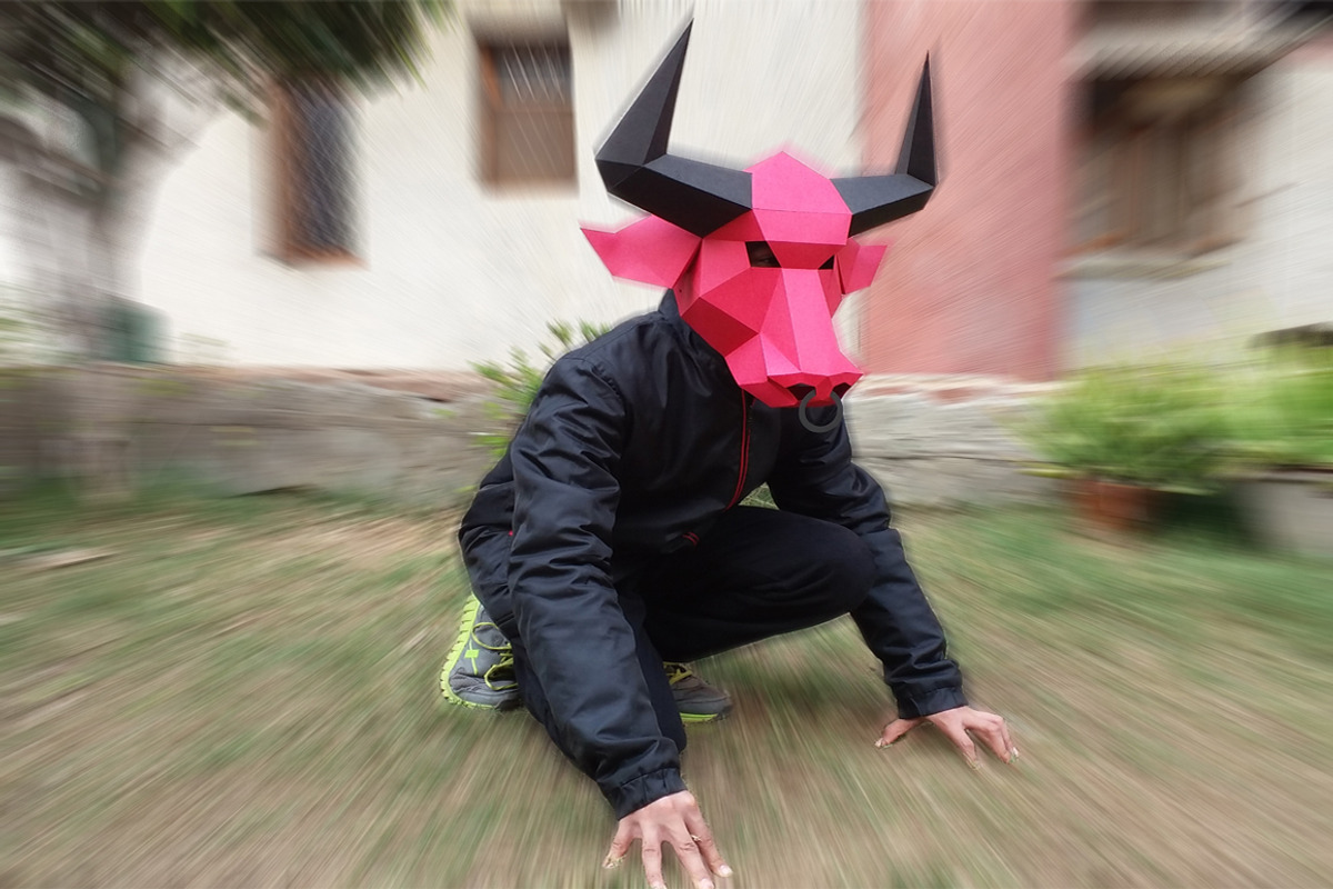DIY Bull Mask - 3d papercrafts, a Templates & Theme by PAPER amaze
