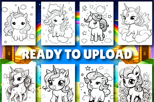 Baby Unicorn Coloring Pages For Kids