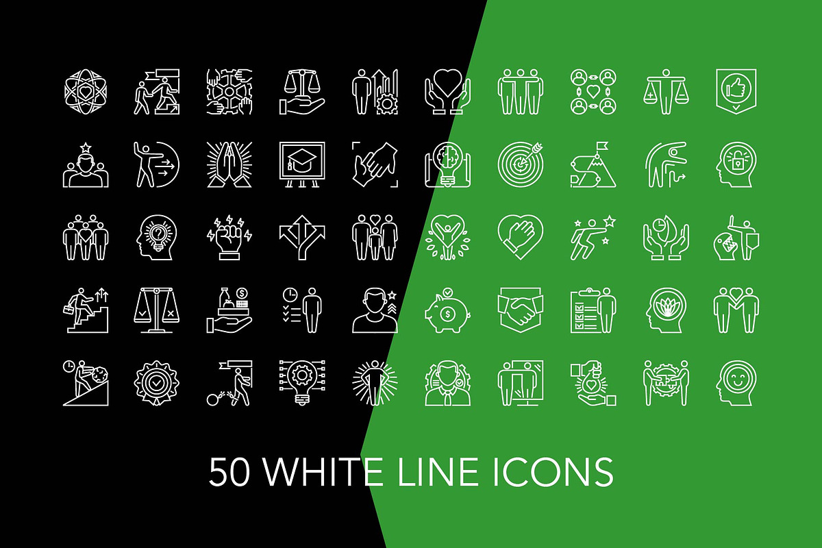 200 Core Values Icon Set, an Icon by Genestro Shop (Photo 4 of 5)