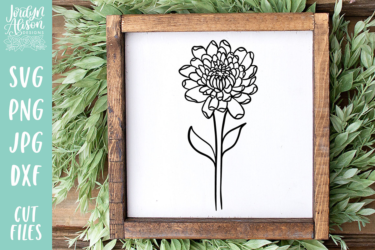 Birth Month Flower SVGs, an Object Graphic by Jordyn Alison Designs (Photo 2 of 2)
