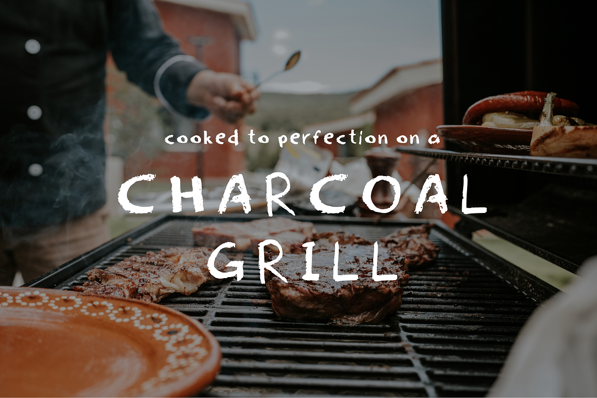 Handwritten Font: Grilled Steak, a Handwritten Font by The Design Toolkit (Photo 3 of 4)