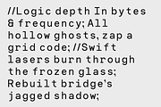Monelix - Monospaced Sans Serif, a Sans Serif Font by Indotype Foundry (Thumbnail 7 of 10)
