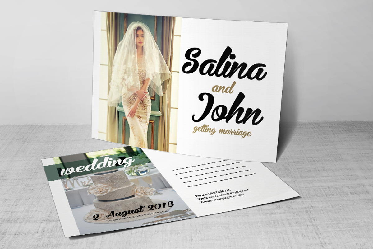 Save The Date Postcard Template, an Invitation Template by Business Flyers (Photo 1 of 3)