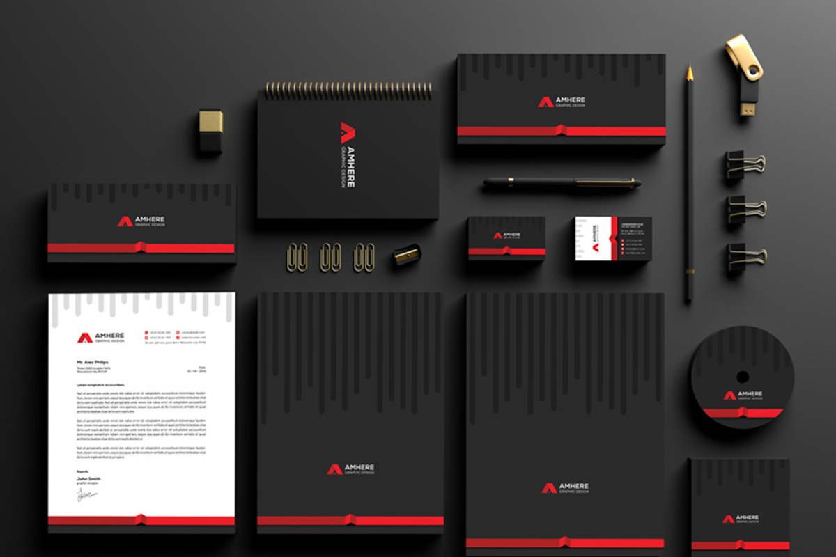 Modern Corporate Identity, a Stationery Template by Creative_Arts (Photo 1 of 8)