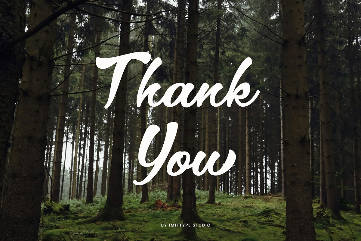 Backey Lonely – Retro Script Font, a Script Font by Imiftype Studio (Photo 10 of 10)