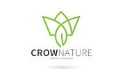 Crown nature logo, a Branding & Logo Template by Logocreative (Thumbnail 1 of 3)
