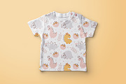 Baby Dinosaur Seamless Pattern, a Pattern Graphic by Digital Studio (Thumbnail 4 of 7)