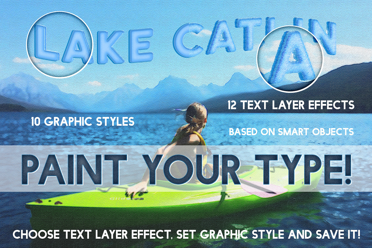 Postcard Shop for Adobe Photoshop, a Layer Style Add-On by Guerillacraft (Photo 5 of 10)