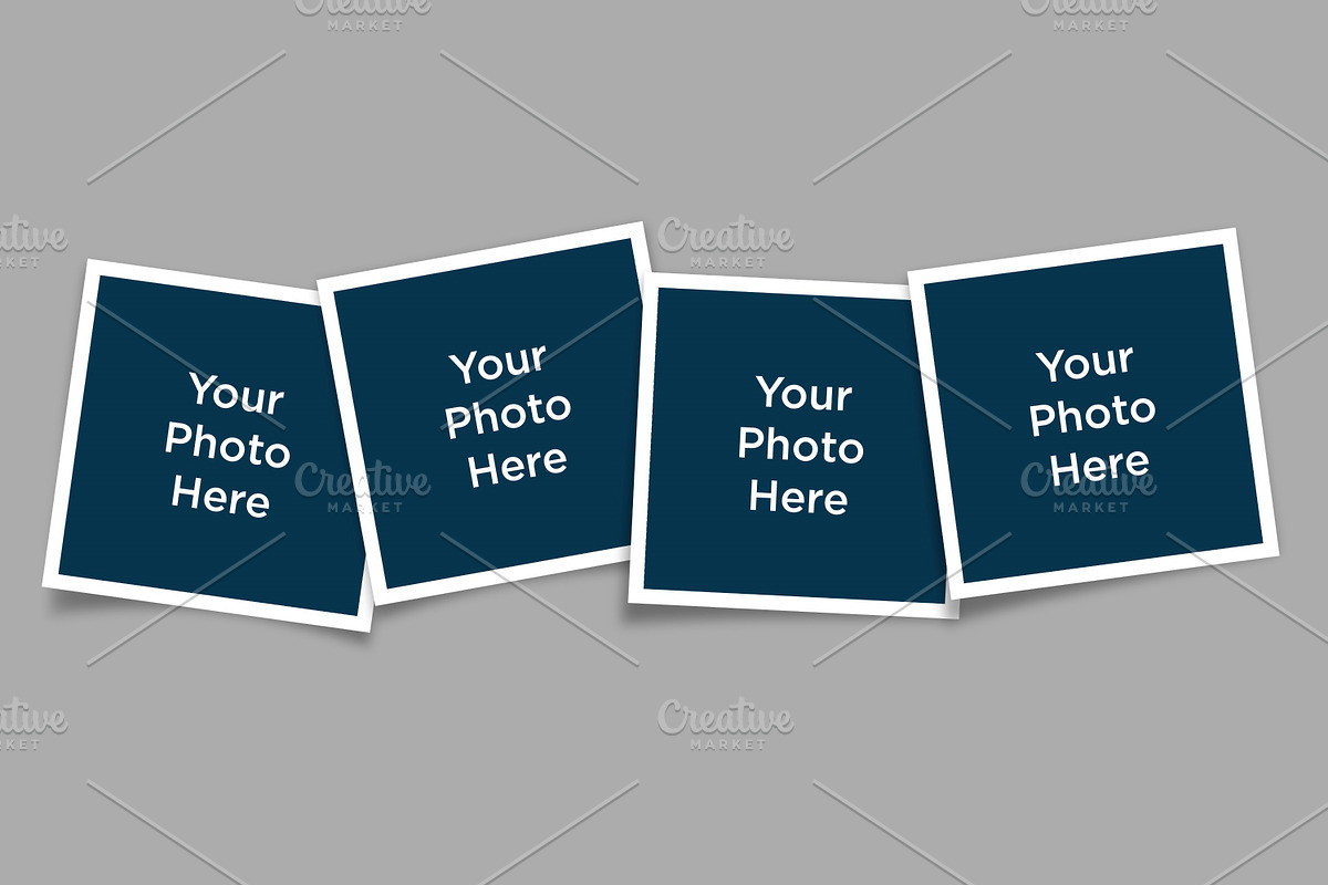 Photo Collage Template Mockup, a Print Template by shahsoft