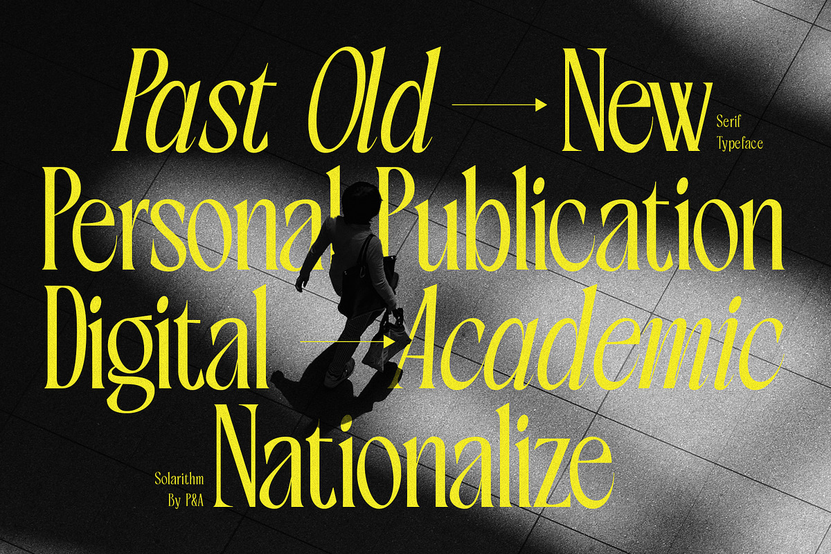 Solarithm - Retro Serif Typeface, a Serif Font by Prominent & Affluent (Photo 8 of 10)