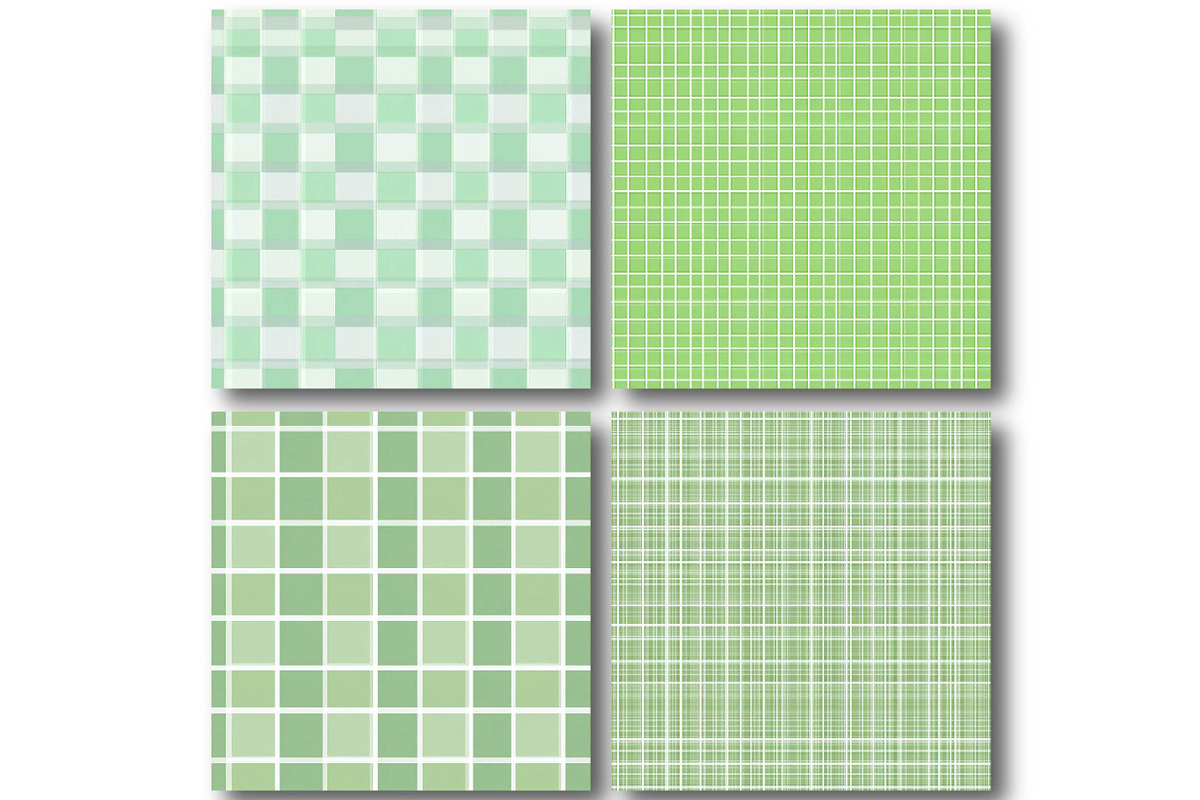 Classic Pastel Green Patterns, an Illustration by DreamPrint404 (Photo 3 of 4)
