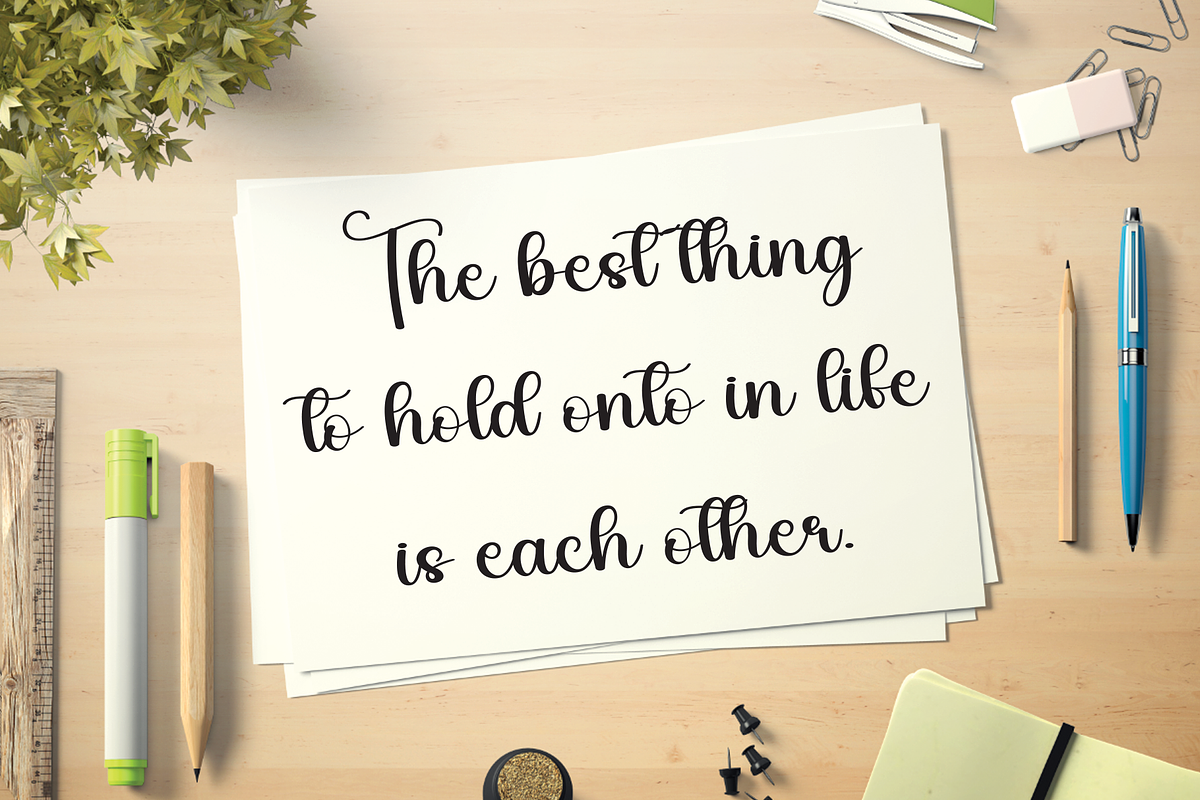 Sandwich | Script Font, a Handwritten Font by Scratchones (Photo 4 of 9)