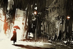 Alone in the town#2