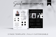 2 Page Media Kit Template - B&W, a Presentation Template by CoCreatorDesigns (Thumbnail 1 of 7)