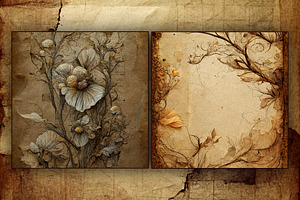 Vintage Sketchbook Paper Backgrounds