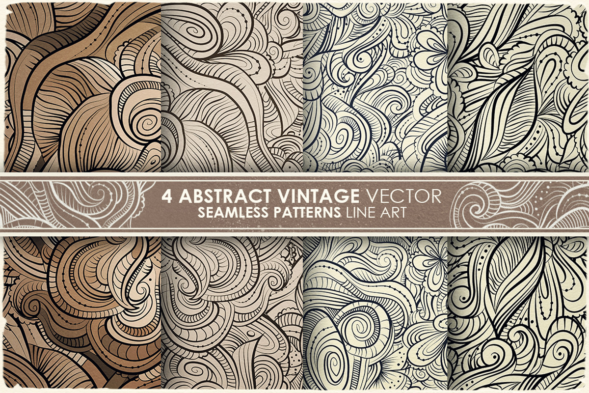 Waves Seamless Patterns preview 3
